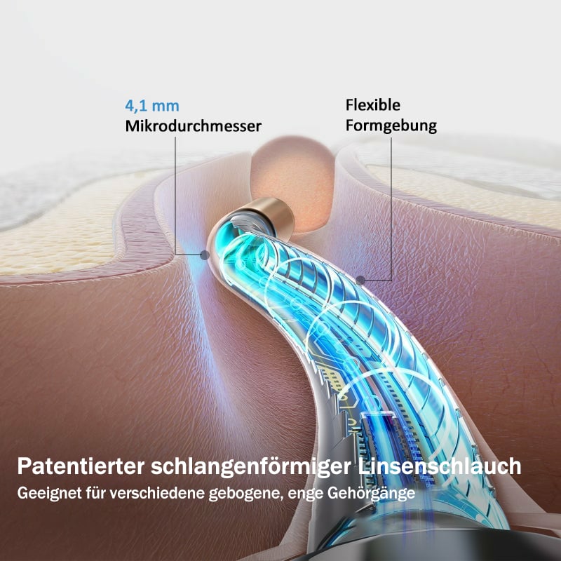 👂Kabellose endoskopische Ohrlöffel (Achtteiliges Set)