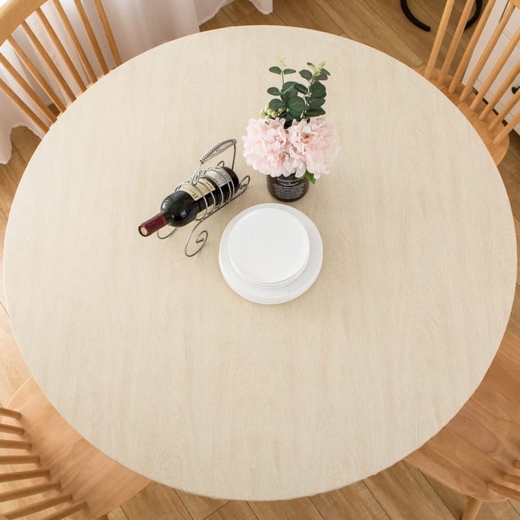 🔥Last Day Sale-45% OFF❤️Round Vinyl Fitted Tablecloth with Flannel
