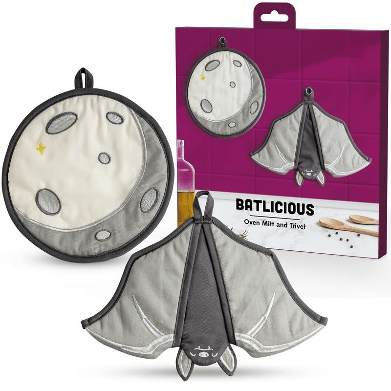 🎁TikTok Last Day Sale - 70% OFF🎉Batlicious Oven Mitts & Pot Holders Set🦇