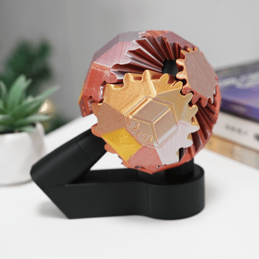 🔥Last Day Promotion 50% OFF🔥3D Printed Electric Rotating Gear Ball