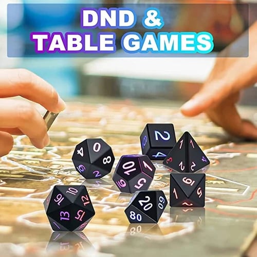 (🎄Early Christmas Sale - 48% OFF) DND Dice Rechargeable with Charging Box(7 PCS)