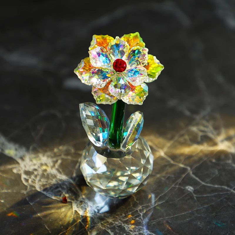 Crystal Sunflower Figurin