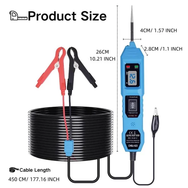 🔥2024 Hot Sale⏰6-24V DC Automotive Electrical System Tester🔥Buy 2 Free Shipping