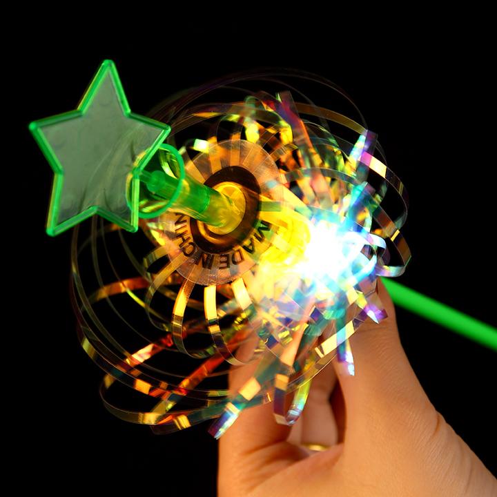 10 Pcs($2.99 Each)Variety Magic Flashing Twisted Bubble Wand