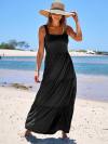 ANRABESS Women Dresses 2024 Summer Sleeveless Maxi Dress Casual Spaghetti Strap Tiered Flowy Beach Long Sun Dress