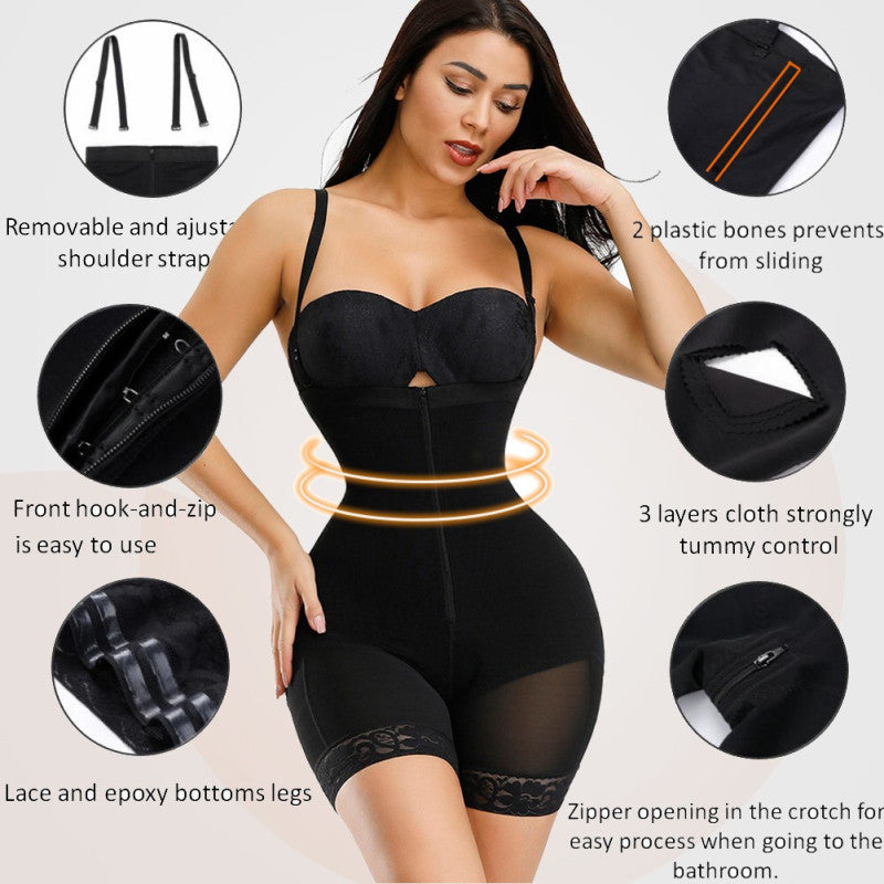 NuxShaper® - Firm Tummy Compression Bodysuit Shaper With Butt Lifter