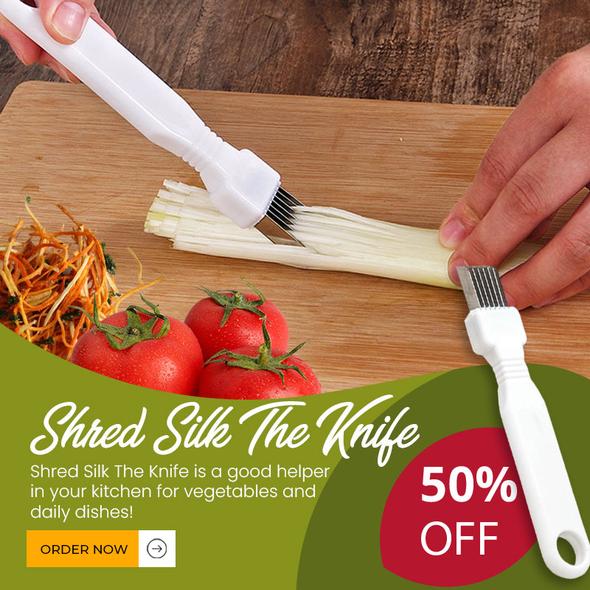 (NEW YEAR PROMOTION - SAVE 50% OFF) Shred Silk The Knife - Buy 4 Get 3 Free