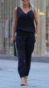 Women's V-neck Loose Top and Pants Casual Suit
