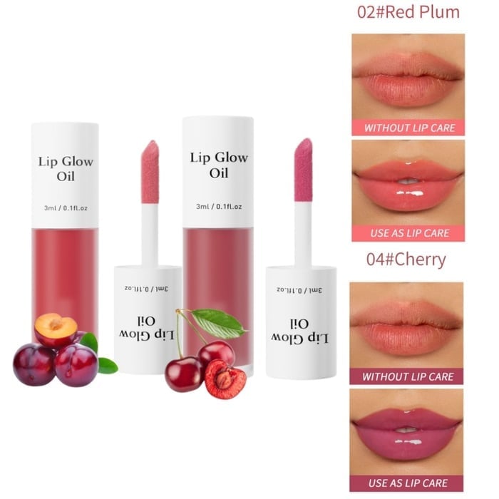 💋 Get the Perfect Pout✨ Tinted Lip Glow Oil - For Lush, Hydrated Lips with a Natural Glow! 💖