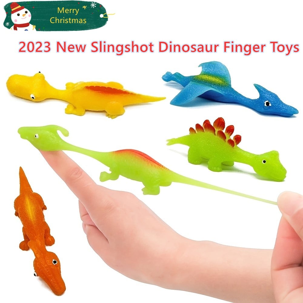 🔥Slingshot Dinosaur Finger Toys, Buy 3 Get 2 Free