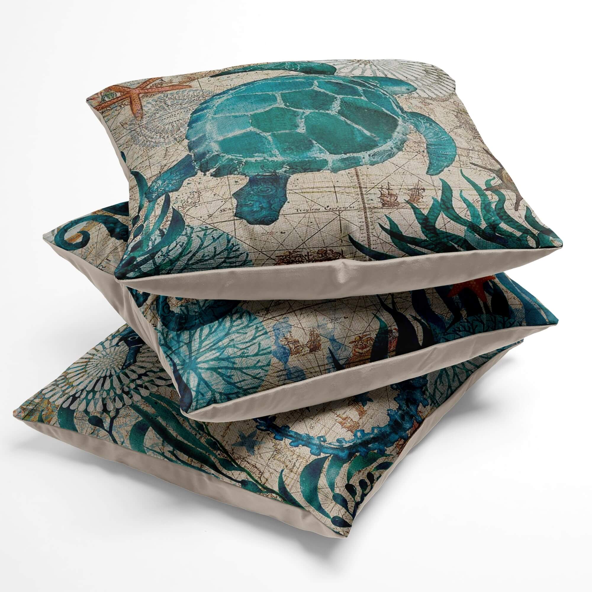 🐙Handmade Sea Life Cushion Covers