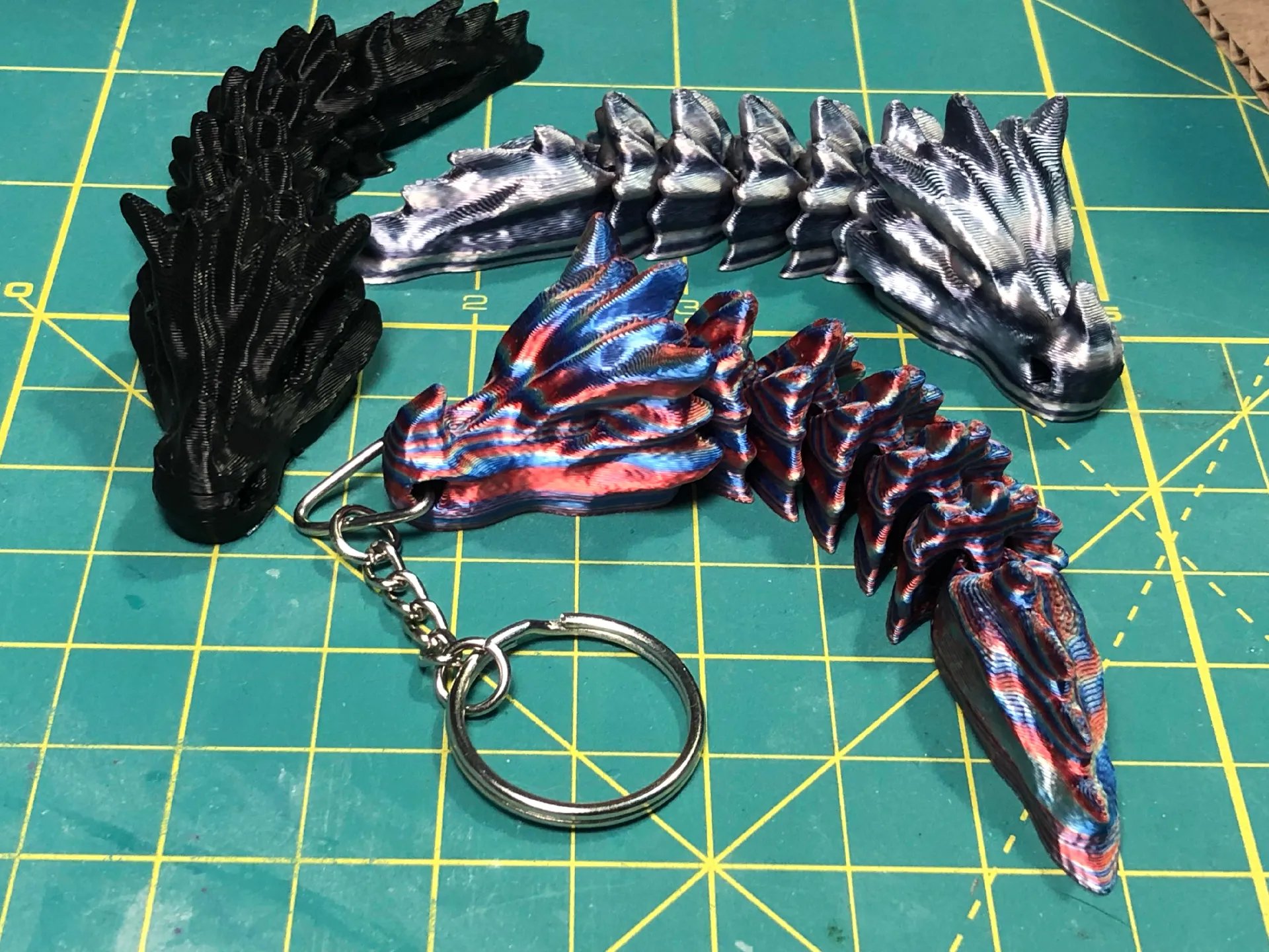 🐉3D Printed Bone Dragon Keychain🔥Buy 2 Free Shipping