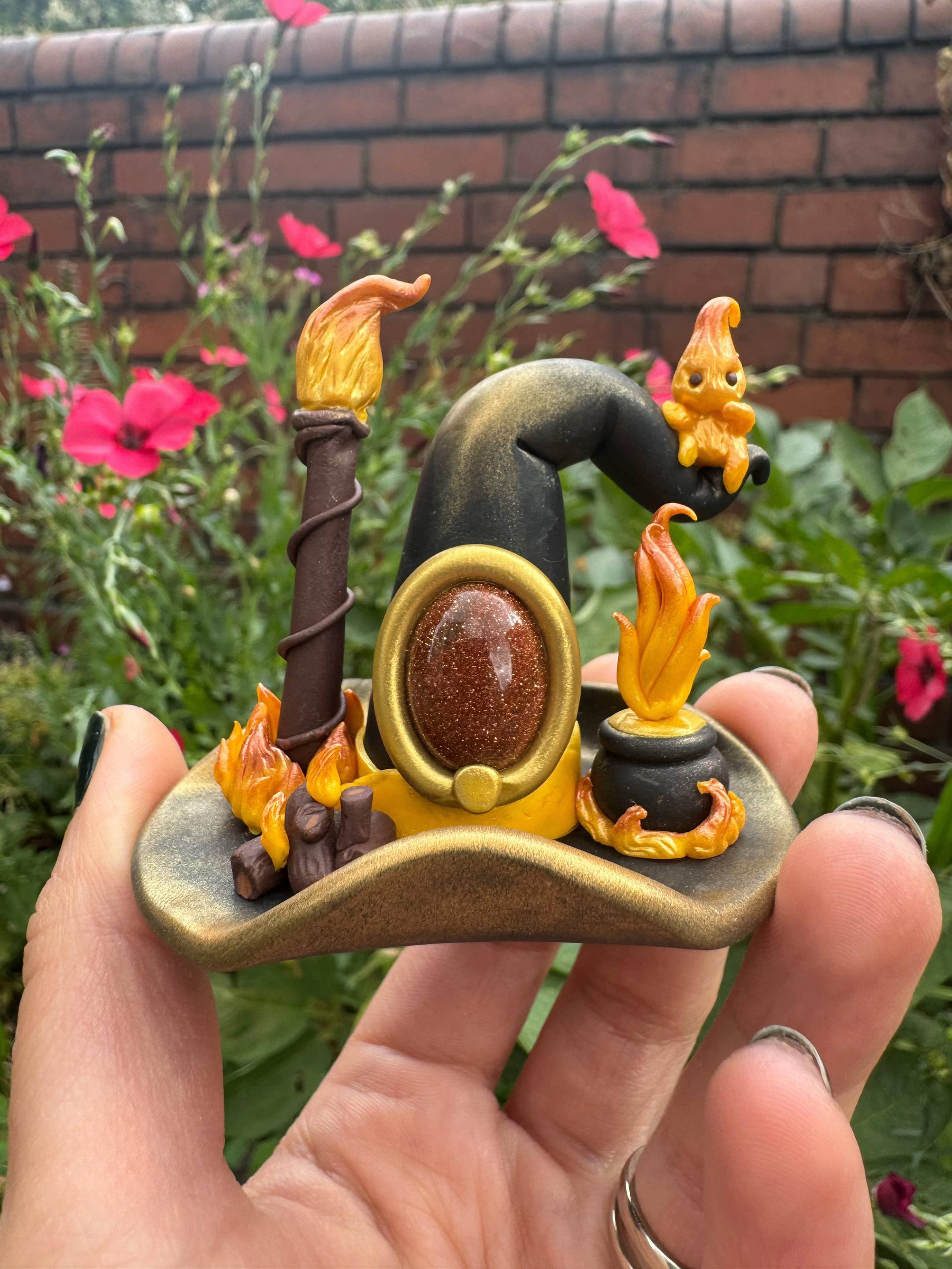 🎁TikTok Last Day Sale - 70% OFF🧙Handmade Elemental Witch Hat
