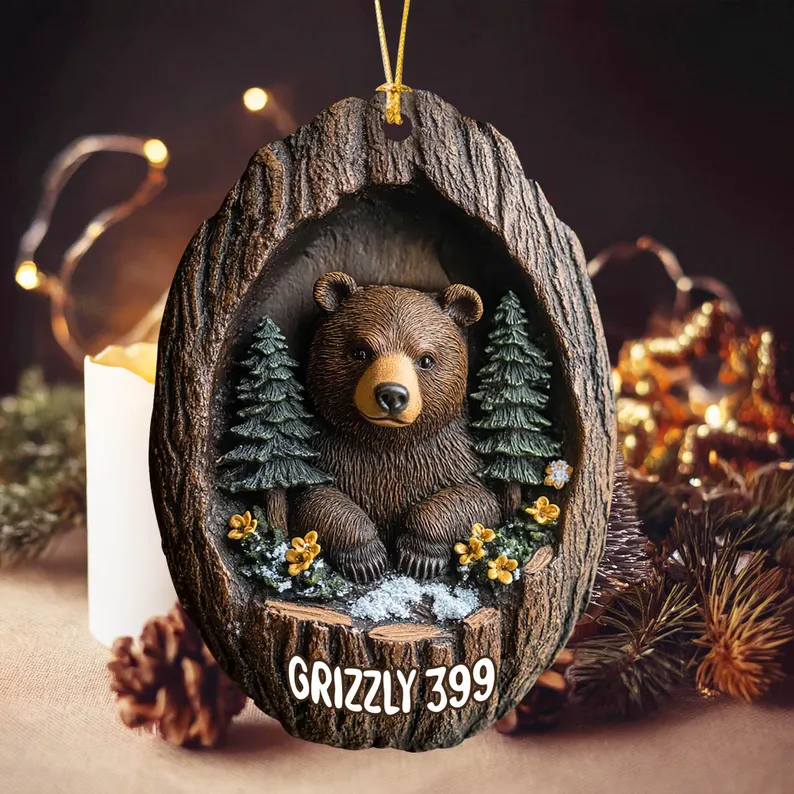 Remembering Grizzly Christmas Ornaments🐻