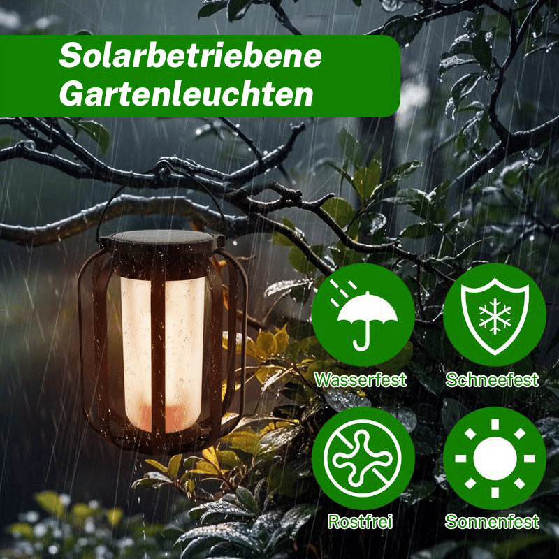 ✨Letzter Tag 49% RABATT🔥Solarlaterne Außenleuchte mit Sockel