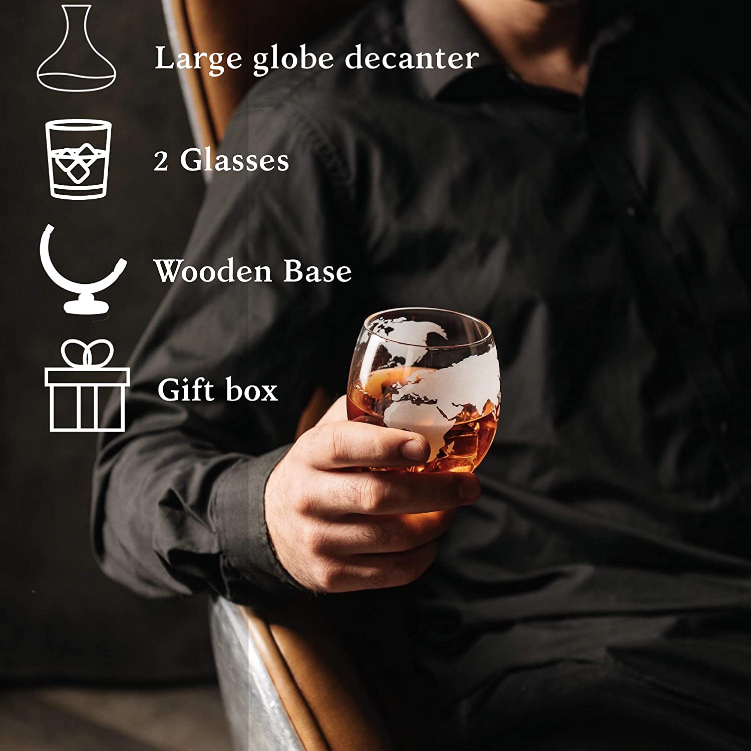 🔥Hot Sale 50% OFF🔥Globe Decanter With Ship