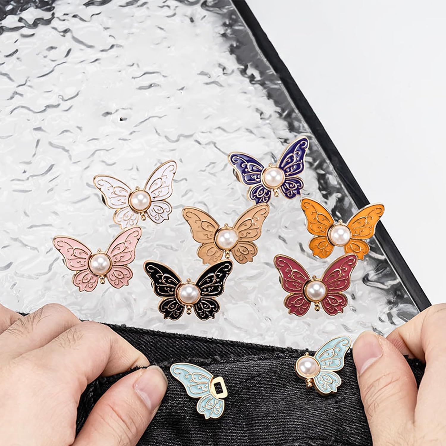 🔥Letzter-Tag-Aktion: 49 % Rabatt🦋2er-Pack abnehmbare Schmetterlingsclips