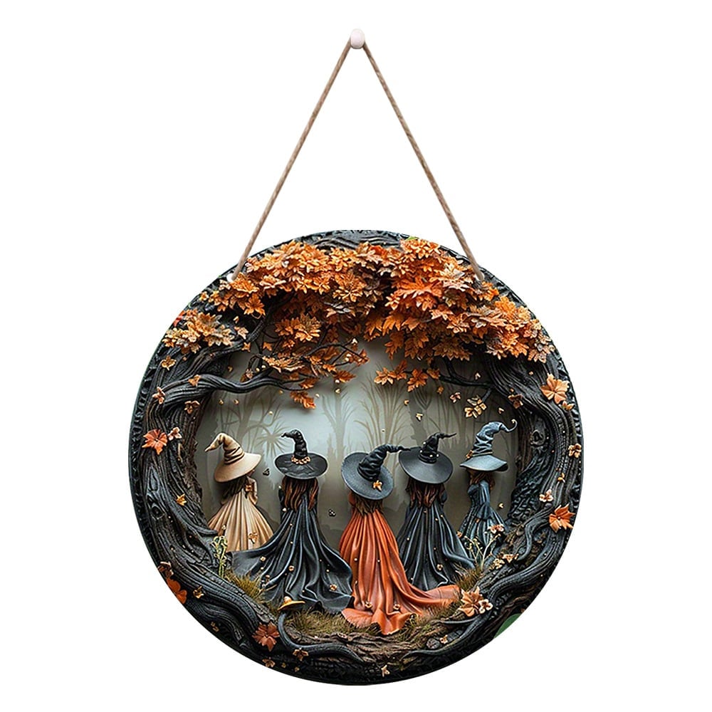 🔥2025 New Release 49% OFF - 🧙‍♀️🔮Halloween witch sign💠