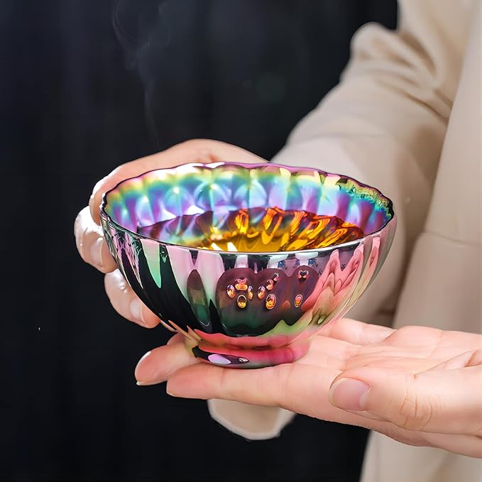 🔥Limited Edition - Handmade Gold Lotus/Peacock/Dragon Tea Cups