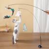 🎁Letzter Tag: 1 kaufen, 1 gratis bekommen😸Interaktives Katzenspielzeug aus natürlichen Vogelfedern
