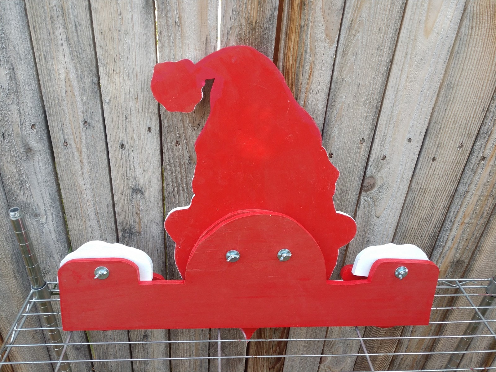 (🎄Early Christmas Sale - 49% OFF)🔥Fence Peeker Holiday Decorative Sign, 🔥Buy More Save More!