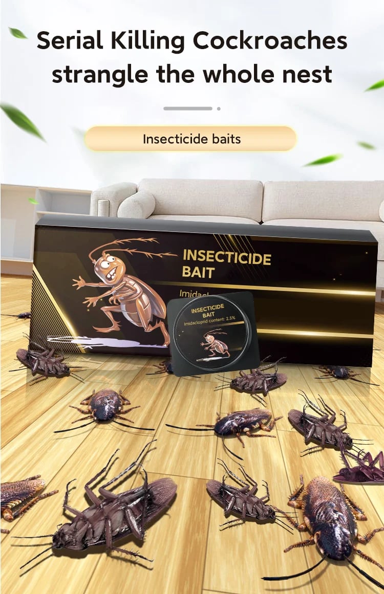 💯2023 All New 🚫 Cockroach Killer - Insecticide Bait🤩 “Imidacloprid“ content: 2.5%😎