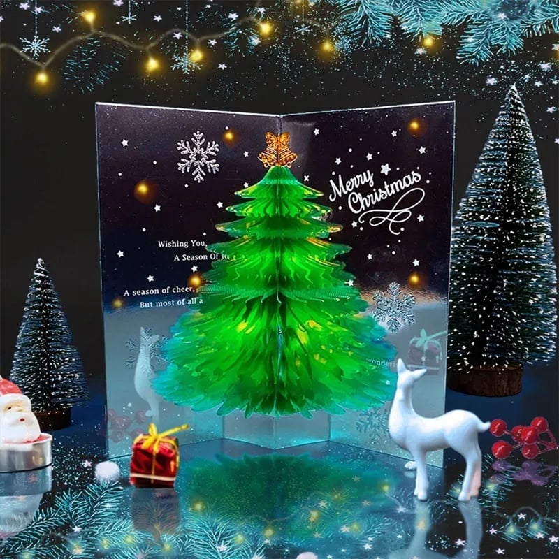 🎅(Early Christmas Sale 50% OFF) Christmas Tree 3D Pop-Up Card, BUY 5 GET 20% OFF