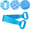 Silicone Back Scrubber for Shower, Handle Body Washer