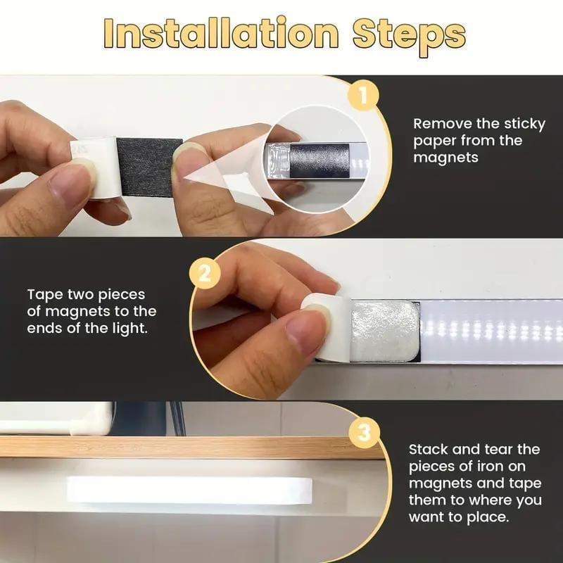 Last Day Promotion 70% OFF - 🔥Magnetic LED Light — Infrared Motion-Sensing Light💡