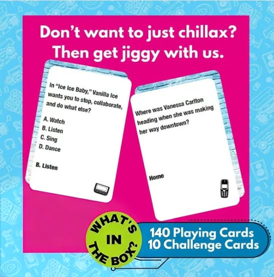 🎁TikTok Last Day Sale - 70% OFF🎶Lyrically Correct Pop Quiz 90s & 2000s Edition Music Trivia Game
