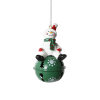 Iron Bell Painted Pendant Christmas Tree Decorations, Buy 3 Save 10%