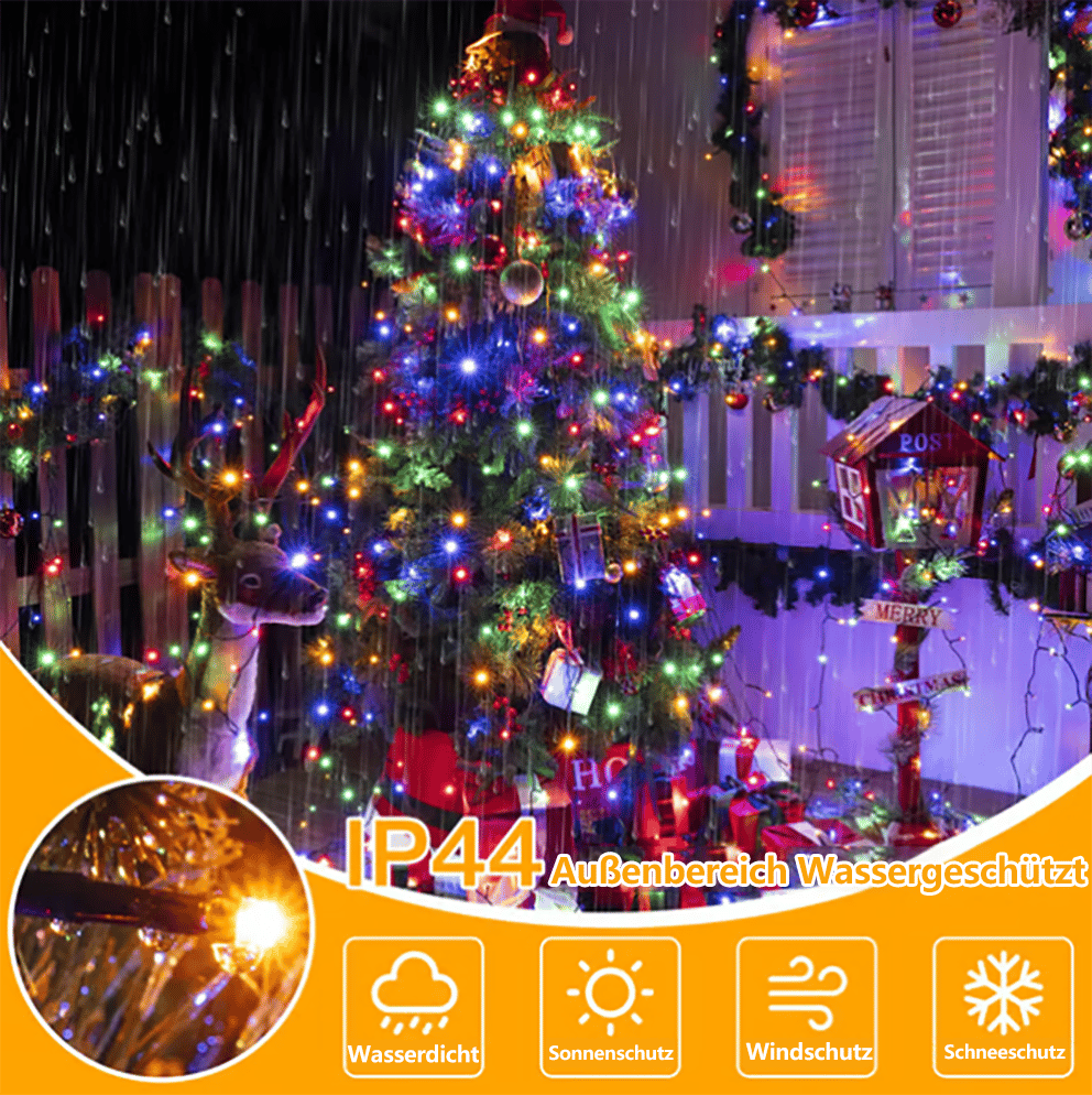 🎄Feiertags-Vorverkauf: Sparen Sie 49 %🔥Weihnachtsbaum-Wasserfalllichter mit Ring(Wasserdicht)