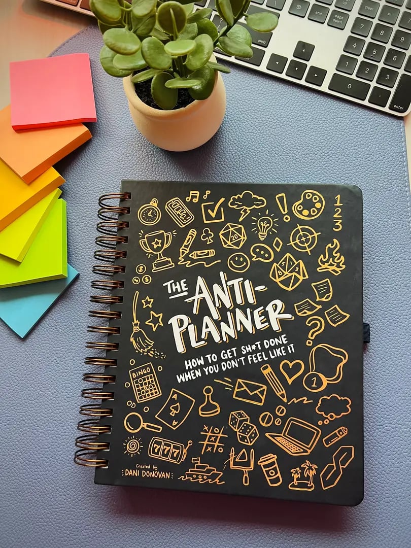 The Anti-Planner: How to Get Sh*t Done When You Don’t Feel Like It❤️BUY 2 FREE SHIPPING