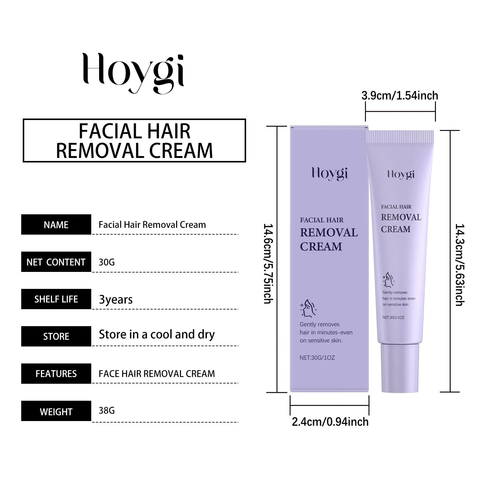 🎁TikTok Last Day Sale - 70% OFF🔥Gentle and Painless Facial Hair Removal Cream