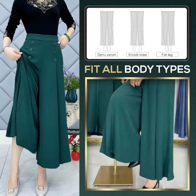 (🔥Last Day Promotion 50% OFF) Stylish Pleated Wide-Leg Pants 👉Comfort & Slim