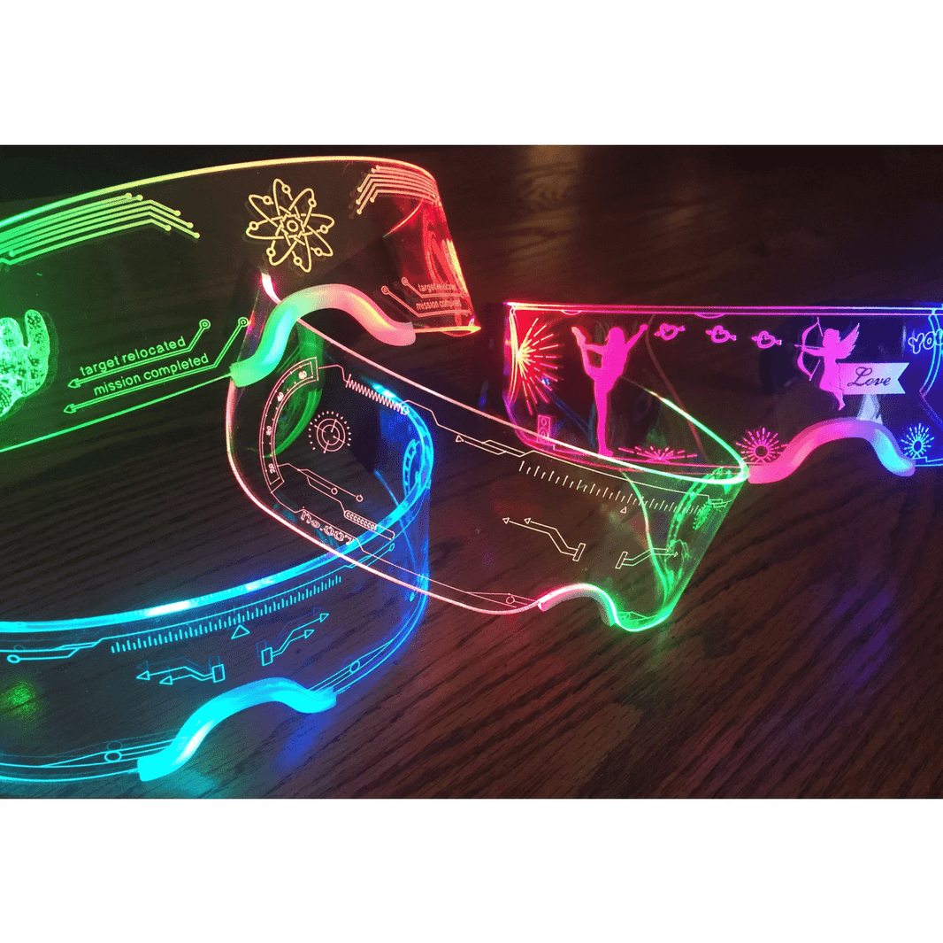 🔥LAST DAY 70% OFF🔥Cyberpunk Cool Wireless LED Space Glasses