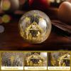 🏆Flash Sale⚡Illuminated Crackle Sphere Nativity Scene