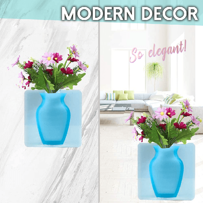 (Mother's Day Pre Sale- 50% OFF) Stick-on Silicone Vase