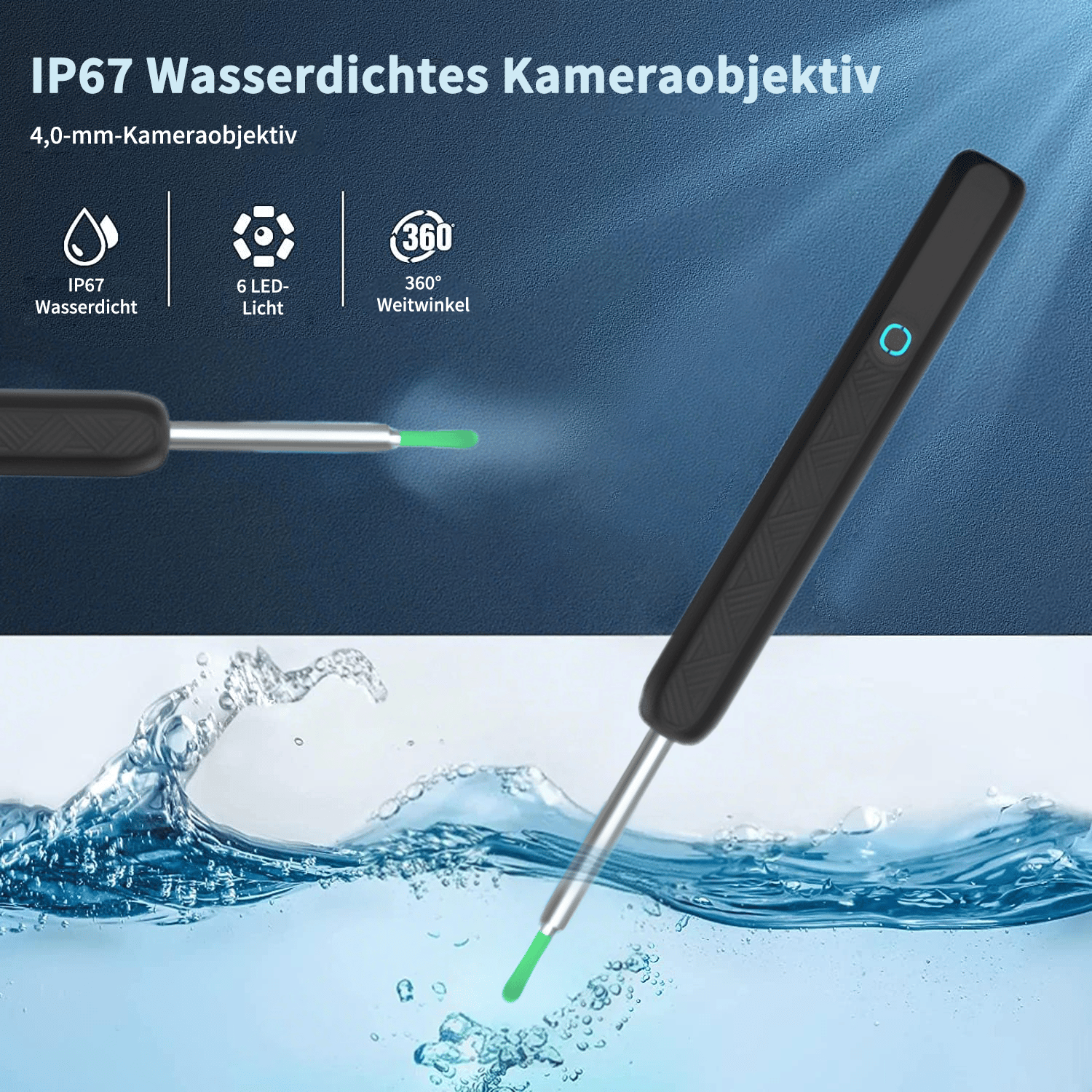 🔥Letzter Tag 49% RABATT👂Kabellose endoskopische Ohrlöffel
