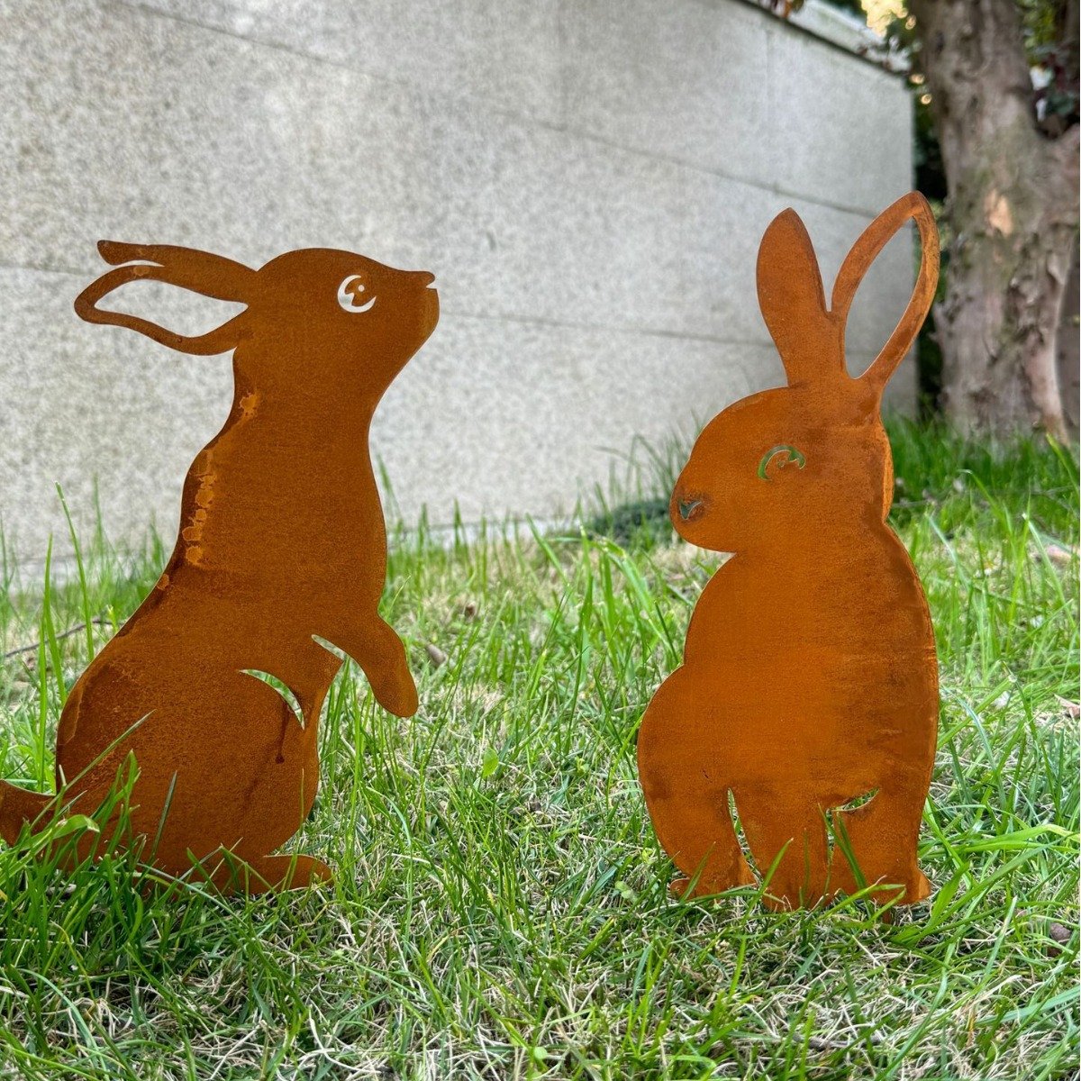 🔥 July 4th Sale – 50% OFF! Rustic Metal Animal Silhouette Garden Decor Set – Wildlife Lawn Ornaments for Outdoor Yard Art