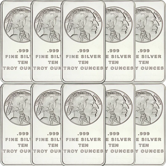 Last Day Flash Sale!🔥Buffalo Silver Bar | Silvertowne Mint 999 Silver Bar
