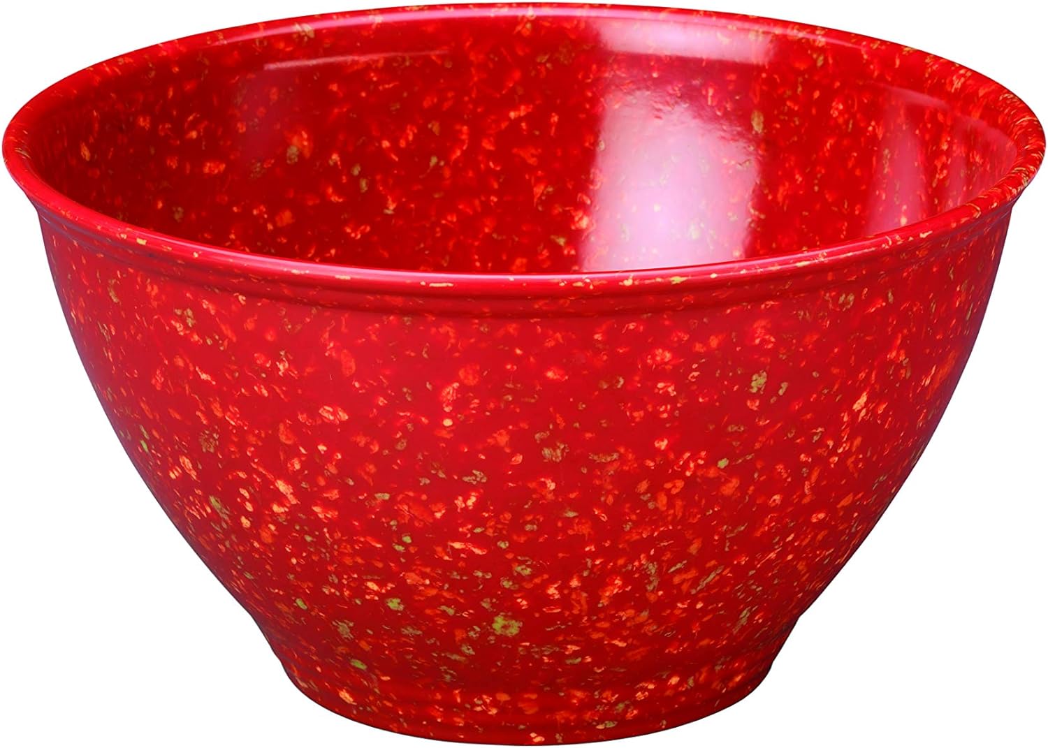 Rachael Ray Accessories Kitchen Pantryware Multi Purpose/Salad Serveware/Melamine Garbage Bowl, 10.2 x 10.2 x 7 inches, Red, 4 quarts