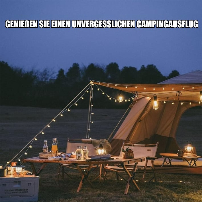 Letzter Aktionstag!🔥Vintage Solar-Campinglampe