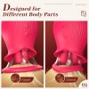 Rose Romeo - 3in1 Rose Sex Toy with 2 Suction Cups, Adult Toys Female Clitoral Nipple Vibrators with 10 Licking Sucking Vibrating