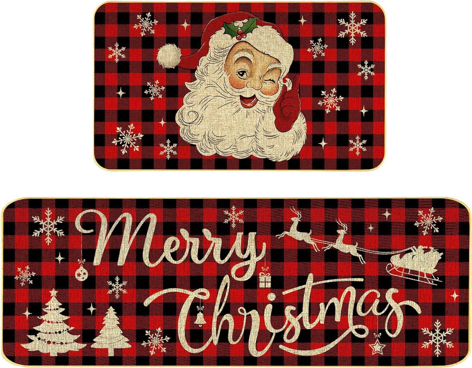 (🔥Last Two Hours 49% OFF) Christmas Themed Kitchen Mat