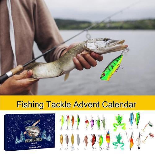 🔥Last Day Promotion 48% OFF-🎁-🐟24 Days Christmas Countdown Fish Tackle Set