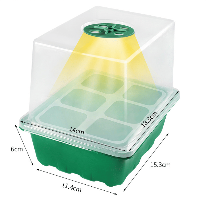 Seed Starter Trays with Grow Light🌙