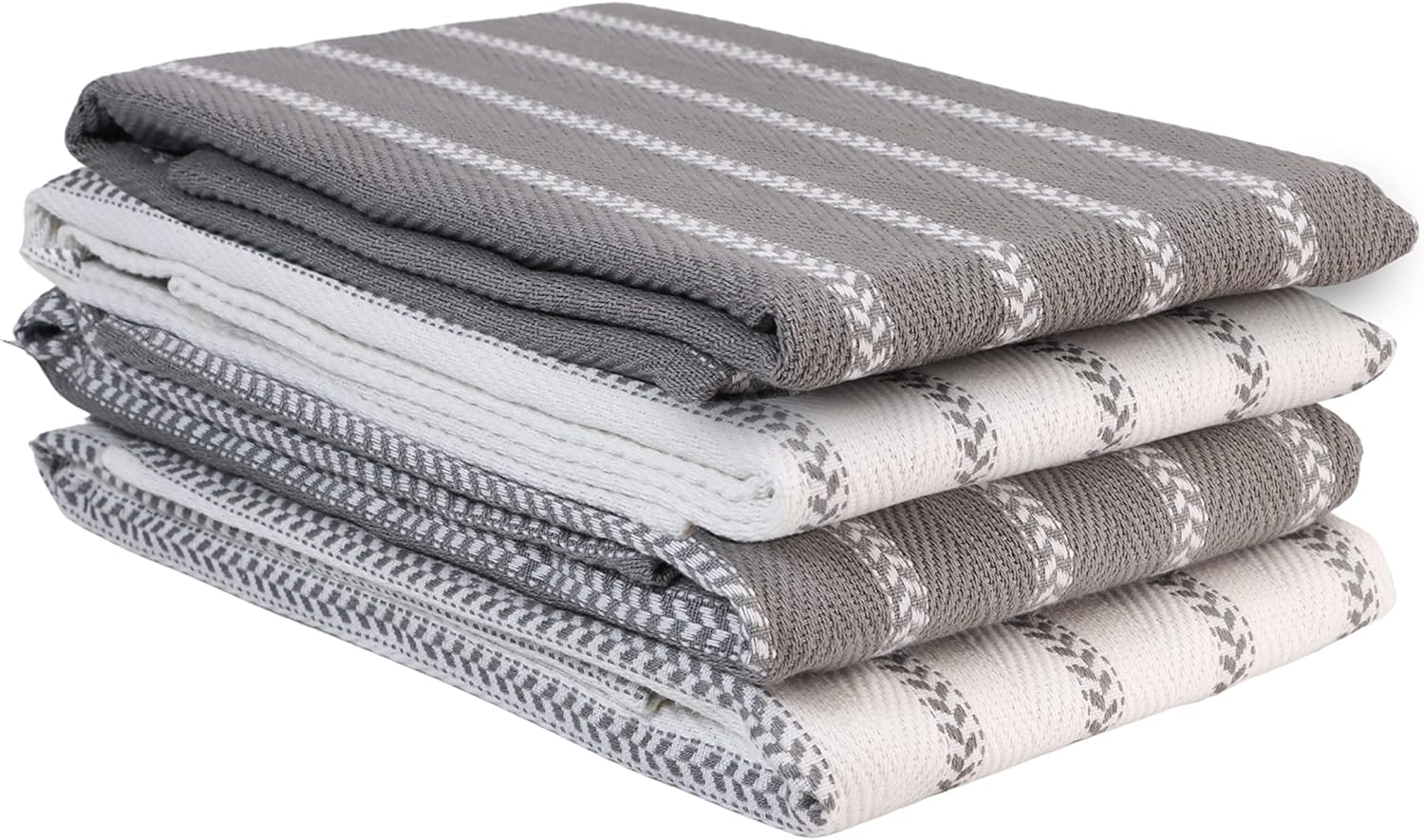 LANE LINEN Kitchen Towels Set - Pack of 6 Cotton Dish Towels for Drying Dishes, 18”x 28”, Kitchen Hand Towels, Absorbent Tea Towels, Dish Towels for Kitchen, Quick Drying Kitchen Towel Set - Olive