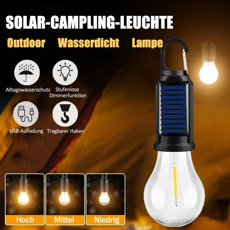 🔥Zelt-Camping-Glühbirne, wiederaufladbare tragbare LED-Camping-Laterne mit 3 Beleuchtungsmodi