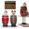 🎄Christmas Hot Sale 70% OFF🍭Funny Christmas Wooden Barrel-Buy 2 Free Shipping